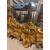SPECC557 - Specchiera dorata scolpita a volute, epoca '800, misure cm L 115 x H 215