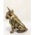 Bulldog - scultura in ottone