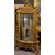 SPECC557 - Specchiera dorata scolpita a volute, epoca '800, misure cm L 115 x H 215