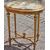 Tavolino francese in legno dorato, stile Luigi XVI, fine Ottocento