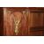 Libreria Stile Impero Francese di Fine 1800 In Legno di Mogano con Bronzi