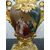 Coppia di vasi dorati e finemente dipinti di bella dimensione Luigi FIlippo 1860