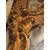 SPECC557 - Specchiera dorata scolpita a volute, epoca '800, misure cm L 115 x H 215