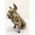 Bulldog - scultura in ottone