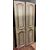PTS893 - N. 2 Porte laccate bifacciali, epoca '700, misure cm L 100 x H 212