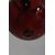 Antico lampadario portacandela vetro rosso fine 800 ! Mis h 82 cm L cm 30 