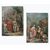 Coppia di dipinti ad olio su tela – Scene bibliche pastorali