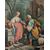 Coppia di dipinti ad olio su tela – Scene bibliche pastorali