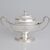 Coppia di zuccheriere con coperchi in argento sterling Giorgio III, Thomas Chawner, Londra, 1783