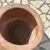 Antico grande orcio vaso terracotta da esterno XVIII sec . Altezza cm 60 