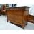 Cassettone Carlo X in noce intarsiato acero 1820 Piemonte