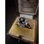 Anello in  Platino  con  Zaffiro  e  Diamanti  
