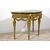 RISERVATA Importante e rara consolle a mezzaluna neoclassica in legno intagliato laccato e dorato, Torino, Francesco Bolgiè attr., fine XVIII secolo