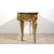 RISERVATA Importante e rara consolle a mezzaluna neoclassica in legno intagliato laccato e dorato, Torino, Francesco Bolgiè attr., fine XVIII secolo