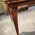 Tavolo modernariato anni 60 con piano in vetro verde dipinto . Restaurato. Mis 178 x 86 h 80 