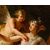 Antoine Coypel (Parigi, 1661 – 1722) (attr.), Zefiro e Flora e Cerere come allegoria della mietitura 