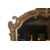 Grande specchiera Francese dorata foglia oro del 1800 Stile Luigi XV
