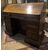 TAV317 - Bancone da reception in noce con intarsi, epoca '700, misure cm L 130 x H 105 x P 65