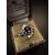 Anello in  Platino  con  Zaffiro  e  Diamanti  