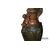 Vaso ad Anfora Francese in metallo del 1800 con Figure