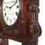 Grande Orologio Industrial in Mogano Argentina Fine XIX Secolo