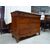 Cassettone Carlo X in noce intarsiato acero 1820 Piemonte
