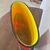 Vaso strepitoso vetro  Murano lavorazione incamiciata e a Murrine Millefiori . Anni 70 Grandi dimensioni . H 35 L 33