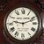 Grande Orologio Industrial in Mogano Argentina Fine XIX Secolo
