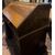 TAV317 - Bancone da reception in noce con intarsi, epoca '700, misure cm L 130 x H 105 x P 65