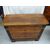 Cassettone in noce vercellese Carlo X scolpito e filettato 1820 Piemonte