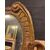 SPECC558 - Oval lacquered and gilded mirror, '7/'800 period, measures cm W 105 x H 207
