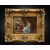 Antique oil painting on canvas depicting a genre scene in an aristocratic setting. France 19th century.