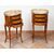 Pair of antique Napoleon III bedside tables in precious exotic woods. France 19th century.