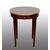 Antique Napoleon III mahogany side table with gilded bronze inserts. France, 19th century.