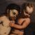 Dipinto italiano antico giochi di putti del XVII secolo