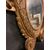 SPECC558 - Oval lacquered and gilded mirror, '7/'800 period, measures cm W 105 x H 207