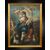 Antique oil painting on canvas depicting "The Divine Shepherdess". Naples, 17th century.