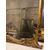 SPECC560 - Gilded and sculpted mirror with shells, 19th century, dimensions cm W 85 x H 138