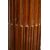 Pair of antique cherry wood columns with white marble tops. Naples, early 19th century.
