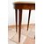 Antique Napoleon III mahogany side table with gilded bronze inserts. France, 19th century.