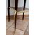 Antique Napoleon III mahogany side table with gilded bronze inlays. France, 19th century.