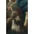 Antique oil painting on canvas depicting "The Divine Shepherdess". Naples, 17th century.