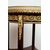 Antique Napoleon III mahogany side table with gilded bronze inlays. France, 19th century.