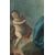 Antique oil painting on canvas depicting "The Divine Shepherdess". Naples, 17th century.
