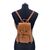 GUCCI Zaino Vintage in Pelle Col. Beige Bamboo S