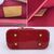 LOUIS VUITTON Borsa a Mano in Pelle Lucida Col. Rosso Alma BB M