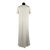 La Mendola Vestito Vintage in Seta Col. Bianco Kaftan