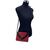 YVES SAINT LAURENT Pochette Vintage in Pelle Col. Rosso S