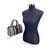 GUCCI Borsa a Mano Vintage in Tela Col. Blu Ophidia M