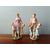 Coppia di statuette in biscuit